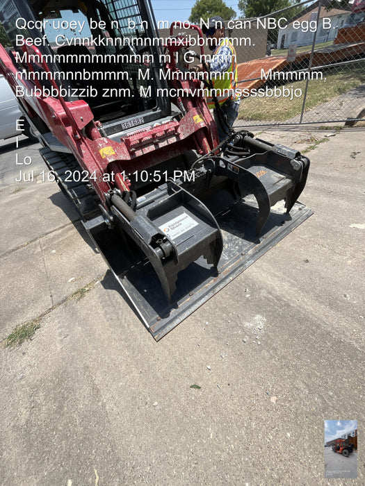 2020 PALADIN 72" Scrap Grapple Bucket - Paladin