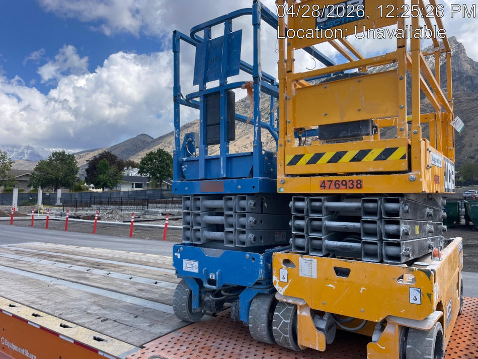 2020 Genie GS-1930 Solid Non Marking Tires, Beacon, Folding rails with half height swing gate