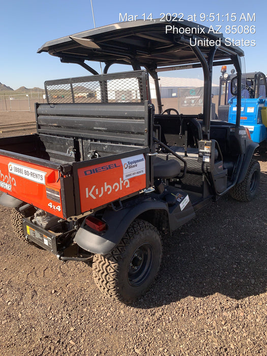 2022 Kubota RTV-X1140W-H Plastic Canopy, Windshield Acrylic Clear, LED Strobe Light, Wire Harness Kit, Back up Alarm