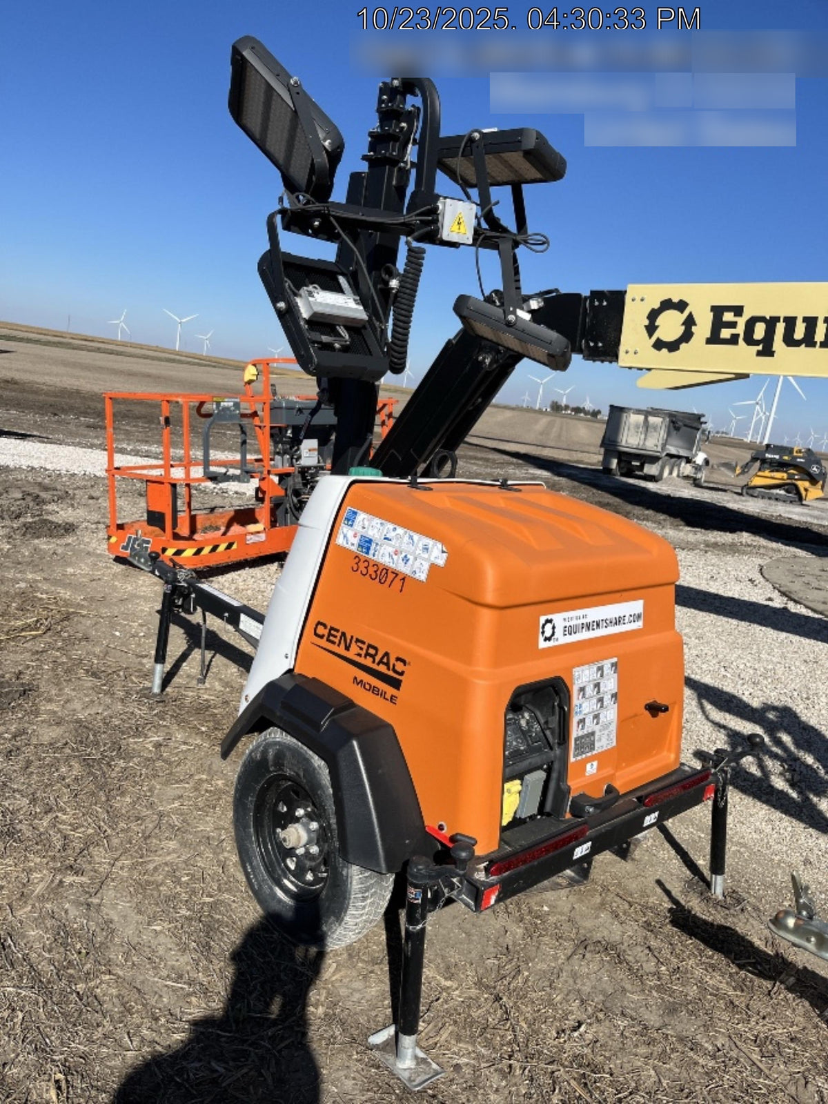 2023 Generac MLT2 Diesel, Flex Switch 120V Input, Powerzone Controller, (4) 320W LED Lights, 4kW Generator, 39.9 Gal Fuel Tank, 2" Ball, T3
