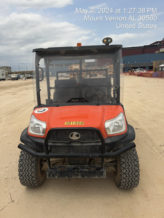 2023 Kubota RTV-X1140W-H 4WD, LED Strobe, Windshield Acrylic Clear, Plastic Canopy, Wire Harness Kit, Backup Alarm