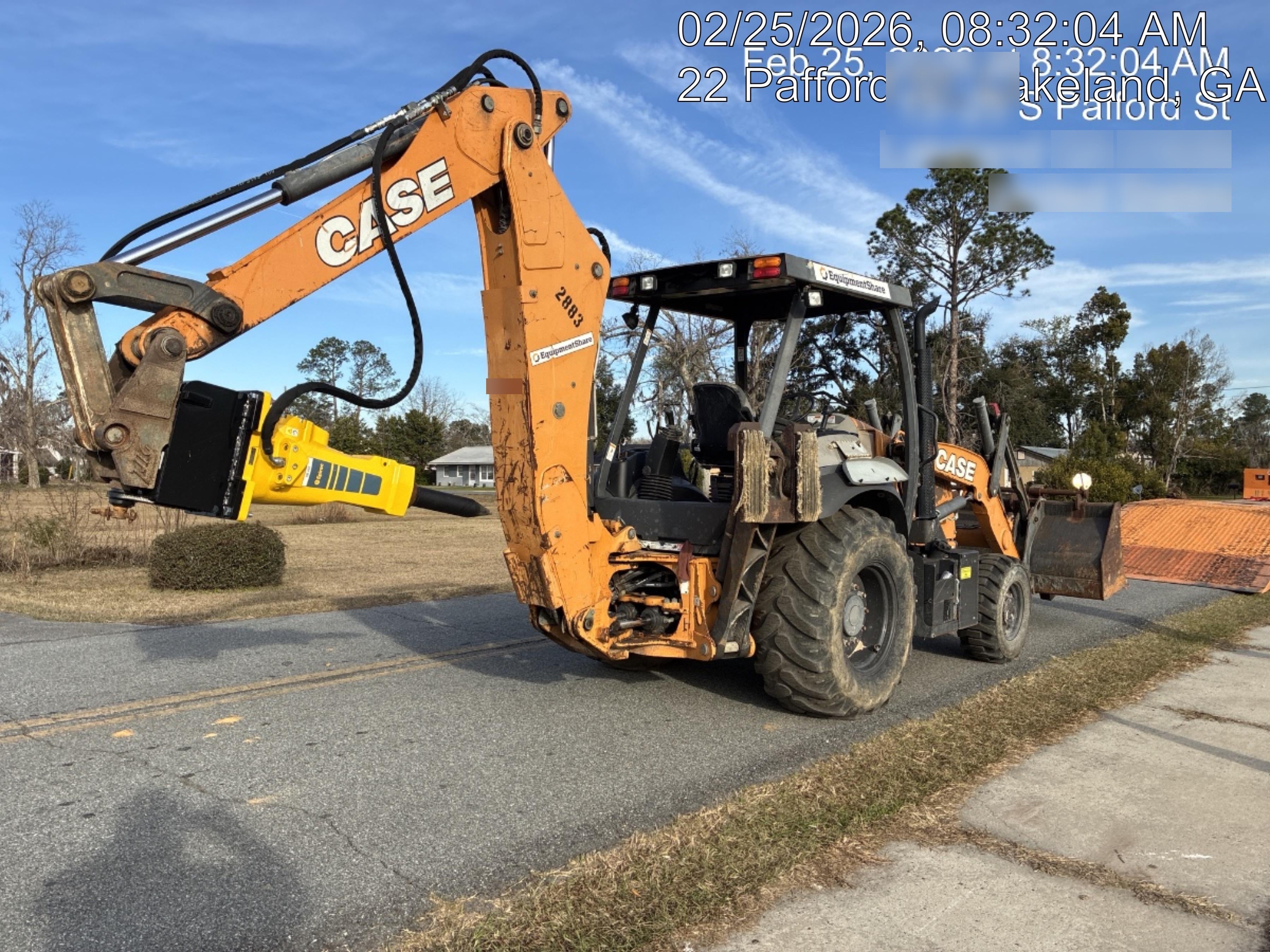 2018 Case 580N STANDARD HOE, ROPS, PILOT CONTROLS, AUX HYD