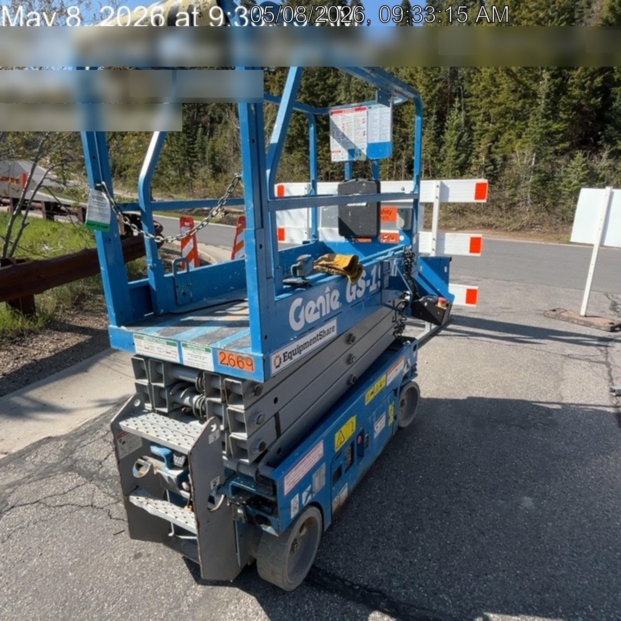 2016 Genie GS-1930 Genie GS-1930 Scissor Lift