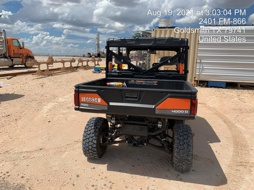 Polaris Pro XD 4000D AWD Canopy, Diesel, 4-6 Passenger, LED Strobe, Rearview Mirror