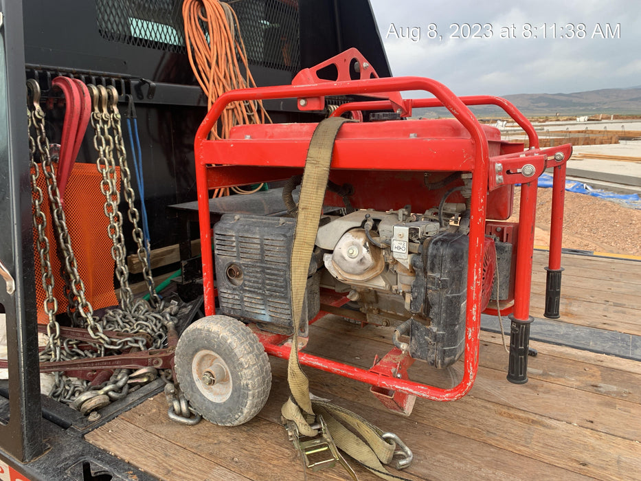 2020 Multiquip GA6HR Gen 6kW Honda GX340 GFCI Wheel Kit