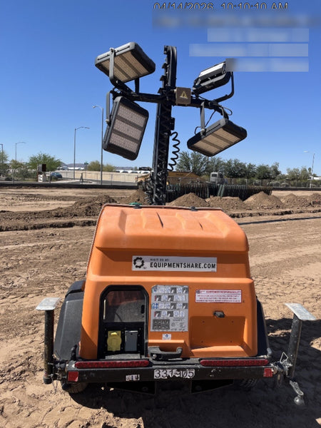 2023 Generac MLT2 Diesel, Flex Switch 120V Input, Powerzone Controller, (4) 320W LED Lights, 4kW Generator, 39.9 Gal Fuel Tank, 2" Ball, T3