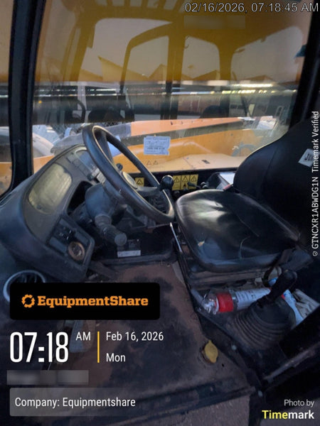2019 JCB 510-56 74 HP w/CAB/HVAC, Beacon, Worklights, Aux Hydraulics, Foam Filled Tires w/60" Carriage/Forks