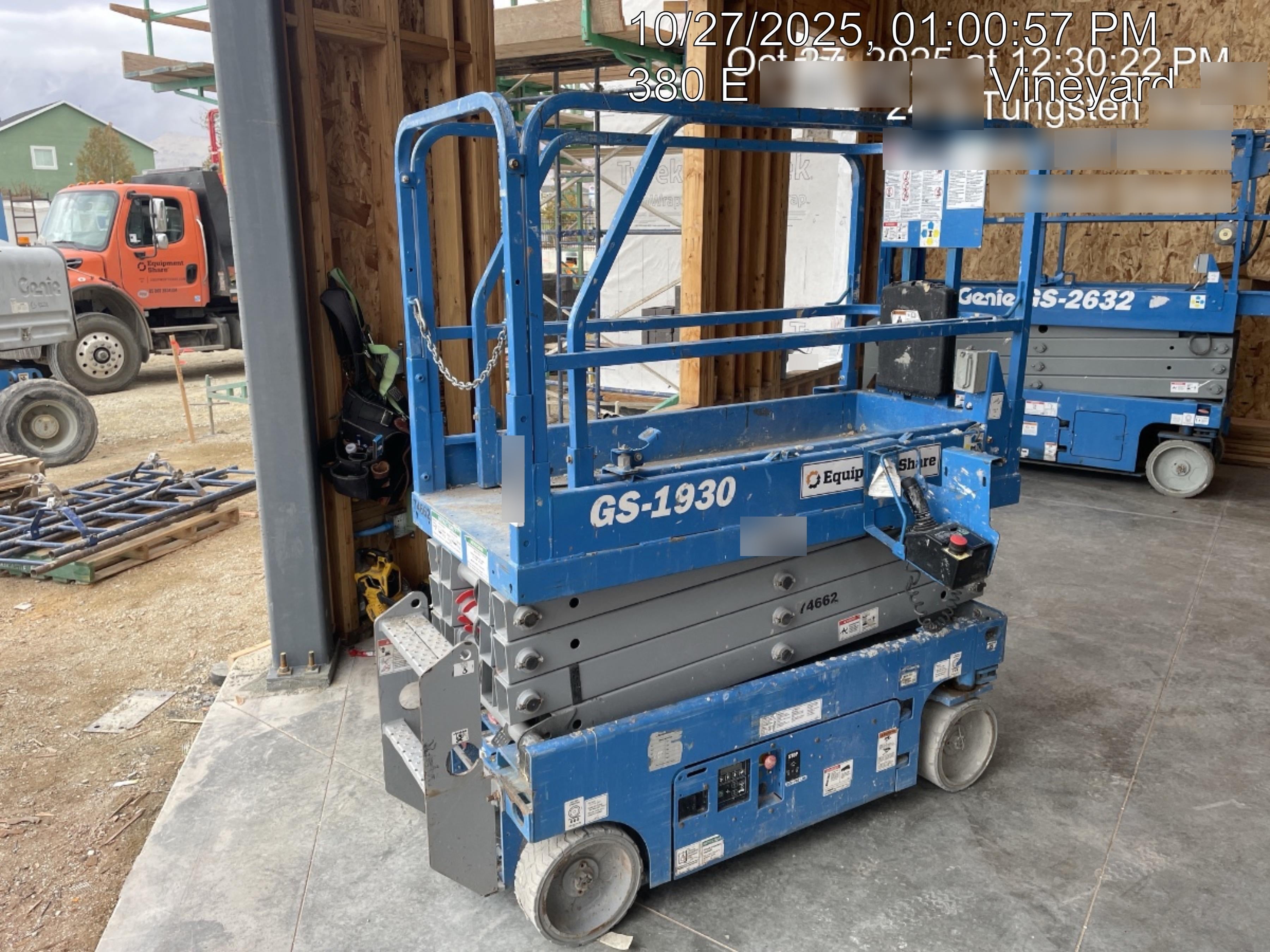 2020 Genie GS-1930 Fixed rails with chain entry gate - Pre A92.20