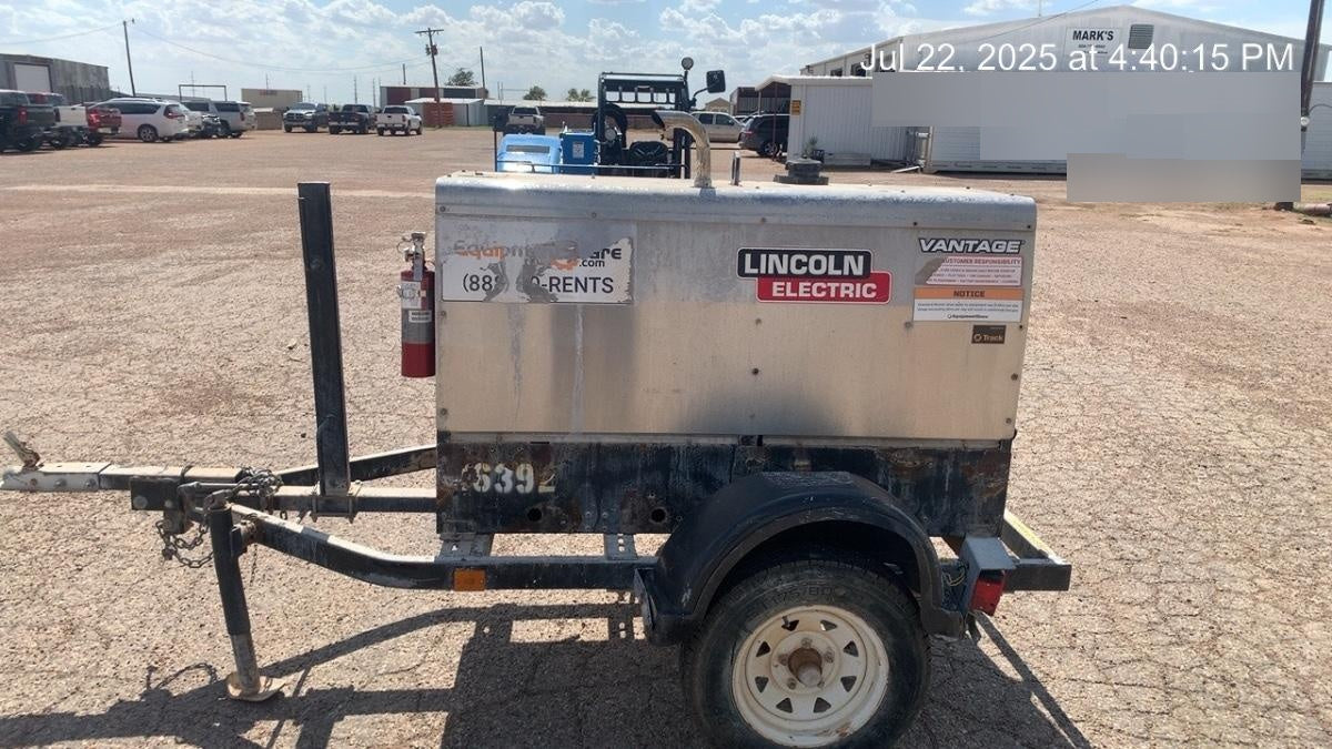 Lincoln Electric Vantage 322 Lincoln Vantage 322 Welder Ready Pak 3 - Vantage 322, Trailer