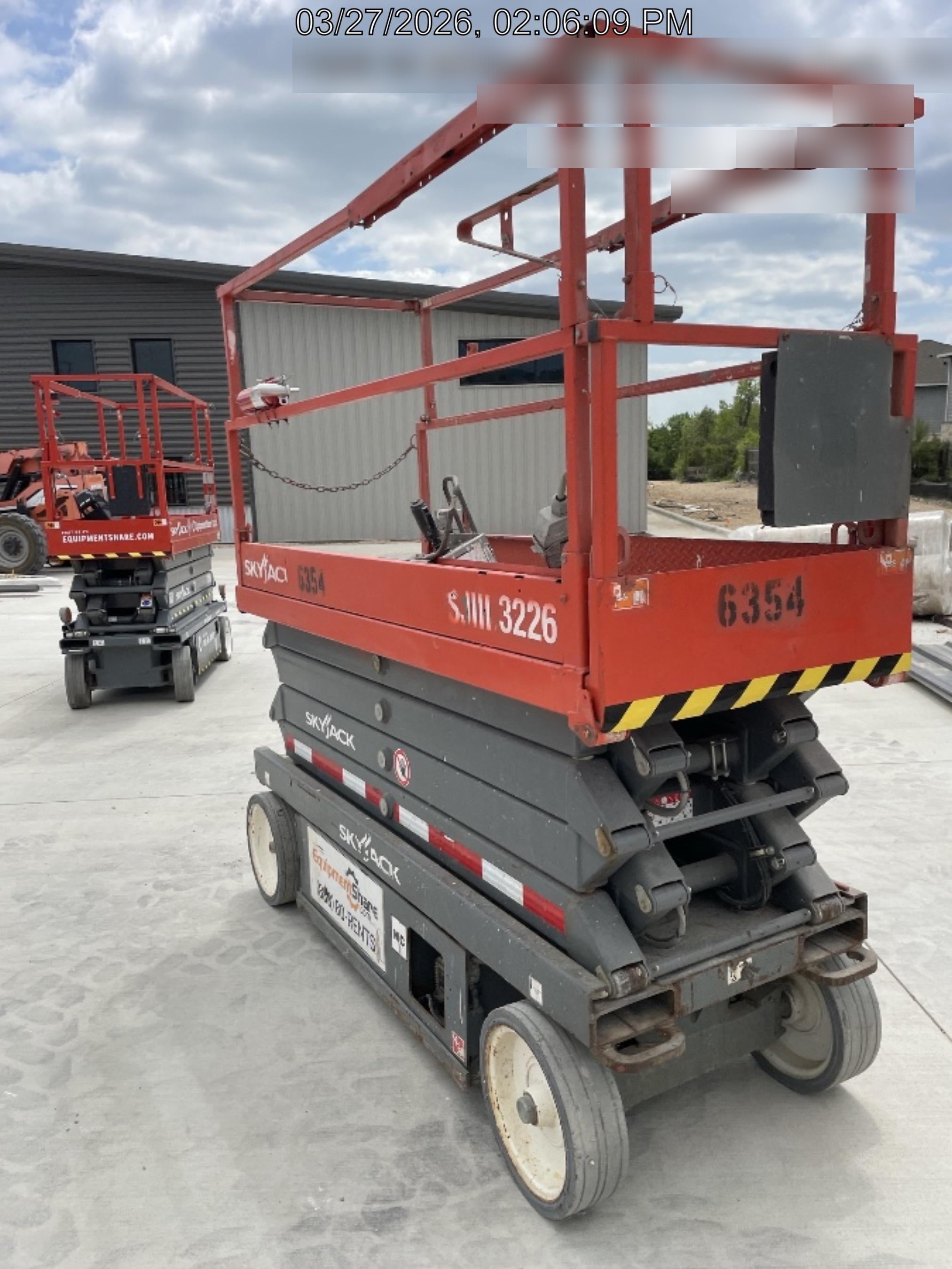 2017 Skyjack SJIII-3226 Skyjack SJ3226, Trojan Battery Set, Extended Warranty 5yr/5k hr