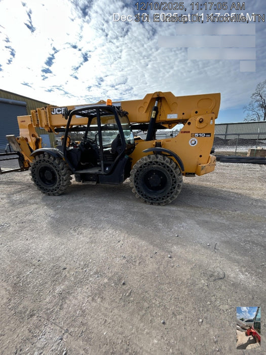 2020 JCB 510-56 Canopy, Solid Tires, Work Lights, Beacon, Aux Hydraulics, Back up Alarm, Lifting Eye, ES Decals