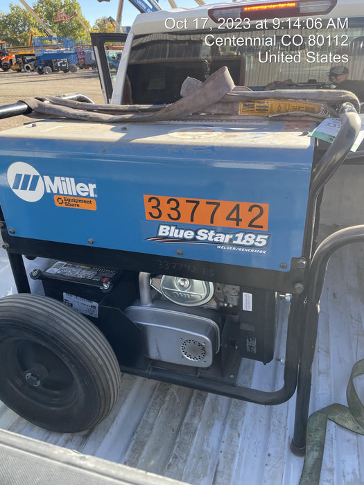 2023 Miller Electric Blue Star 185 Engine Driven Welder, Electric Start, 13 hp, Gas, 6,500 W Peak 907664
