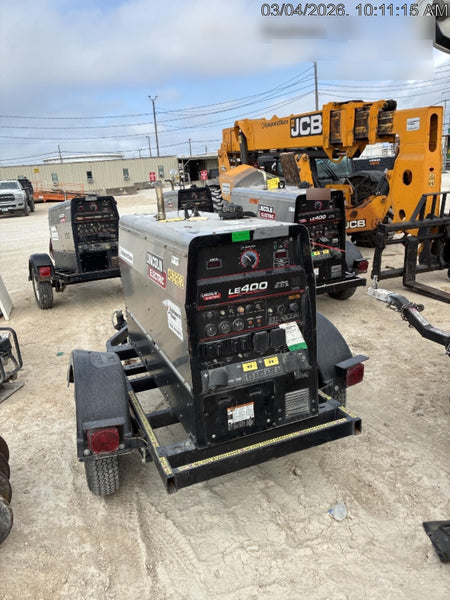 2019 Lincoln Electric Vantage 322 Ready-Pak 3, Two Wheel Trailer, Fender and Light Kit, Cable Rack