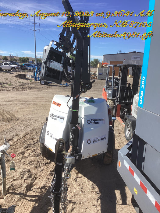 2023 Generac MLT2 Diesel, Flex Switch 120V Input, Powerzone Controller, (4) 320W LED Lights, 4kW Generator, 39.9 Gal Fuel Tank, 2" Ball, T3