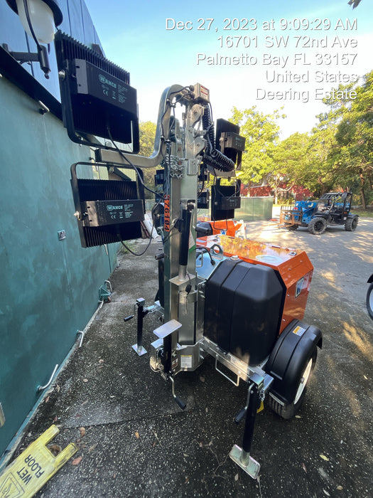 2023 Wanco WLTT-4MM4K Diesel, Deep Sea Controller, Shore Power Plug, Auto Start, (4) 350W LED Floodlights, 4kW Generator, 60 Gal Fuel Tank, 2" Ball, T3