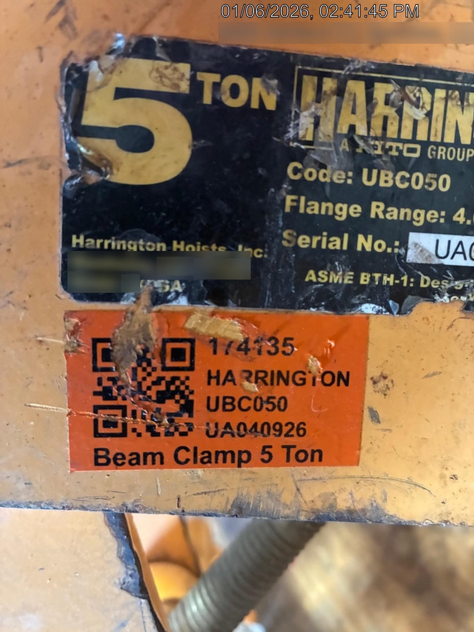 2021 HARRINGTON UBC050