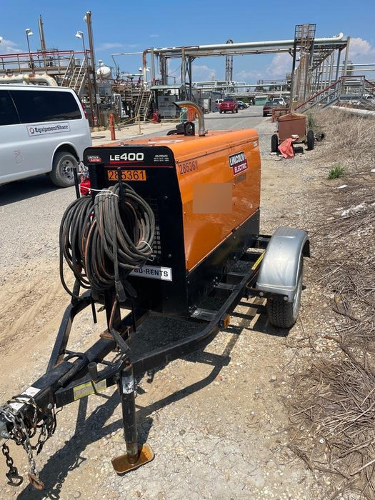 2022 Lincoln Electric LE400 Kubota V1505, Trlr, Cable Rack, Light Kit, ES Decals, T3