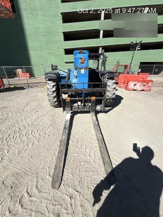 2018 Genie GTH-636 Genie GTH-636 w/Open ROPS, Work Lights, Solid Tires, RH Cab Mesh, Beacon, 48" Carriage and Forks