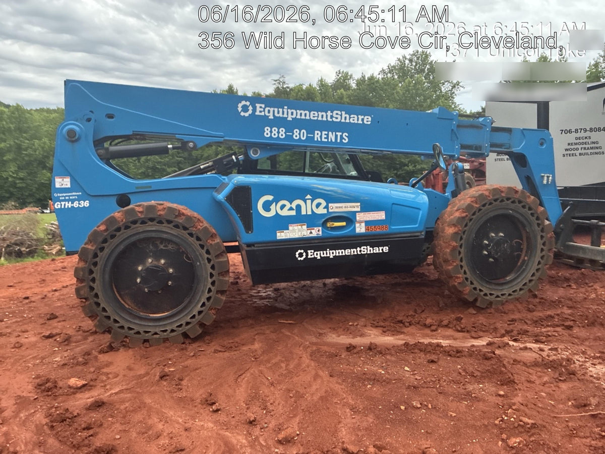 2024 Genie GTH-636 74Hp Dsl, Cab/Heat/Air, Sld Tires, LED WL, Bcn, L Hook, T3 + Access Control,