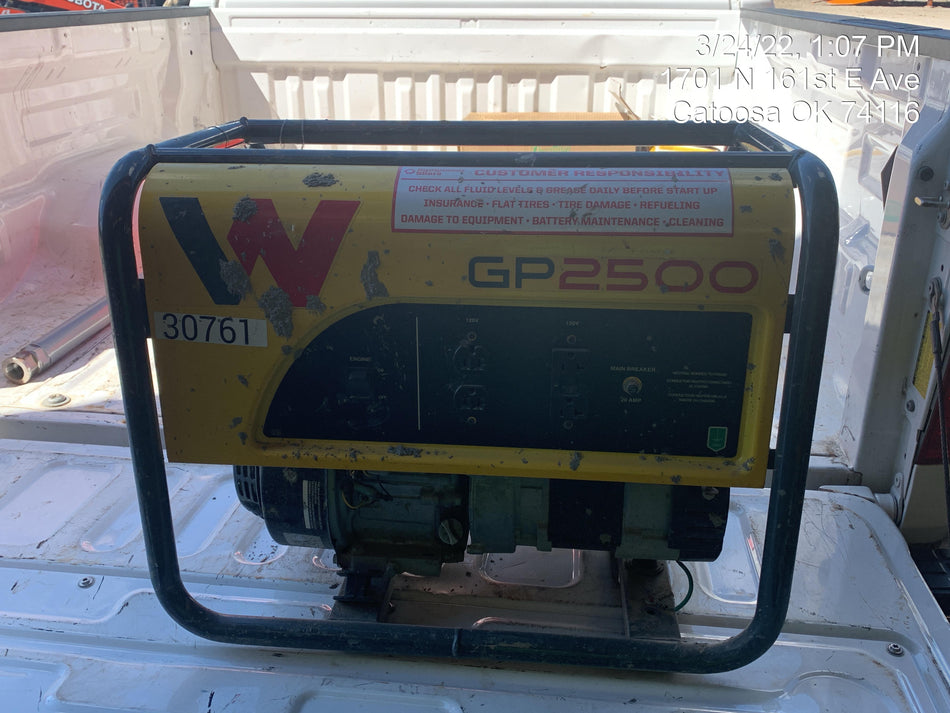 2019 WACKER NEUSON GP2500A