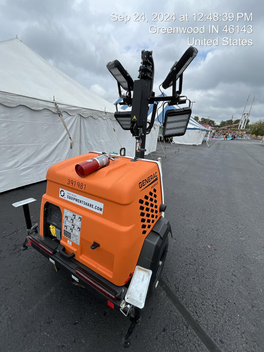 2024 Generac MLT2 Diesel, Flex Switch 120V Input, Powerzone Controller, 
(4) 320W LED Lights, 4kW Generator, 39.9 Gal Fuel Tank, 2" Ball, T3