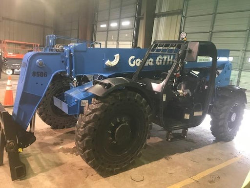 2018 Genie GTH-844 Genie GTH-844D w/Open ROPS, Solid Tires, Work Light/Beacon, 60" Carriage and Forks