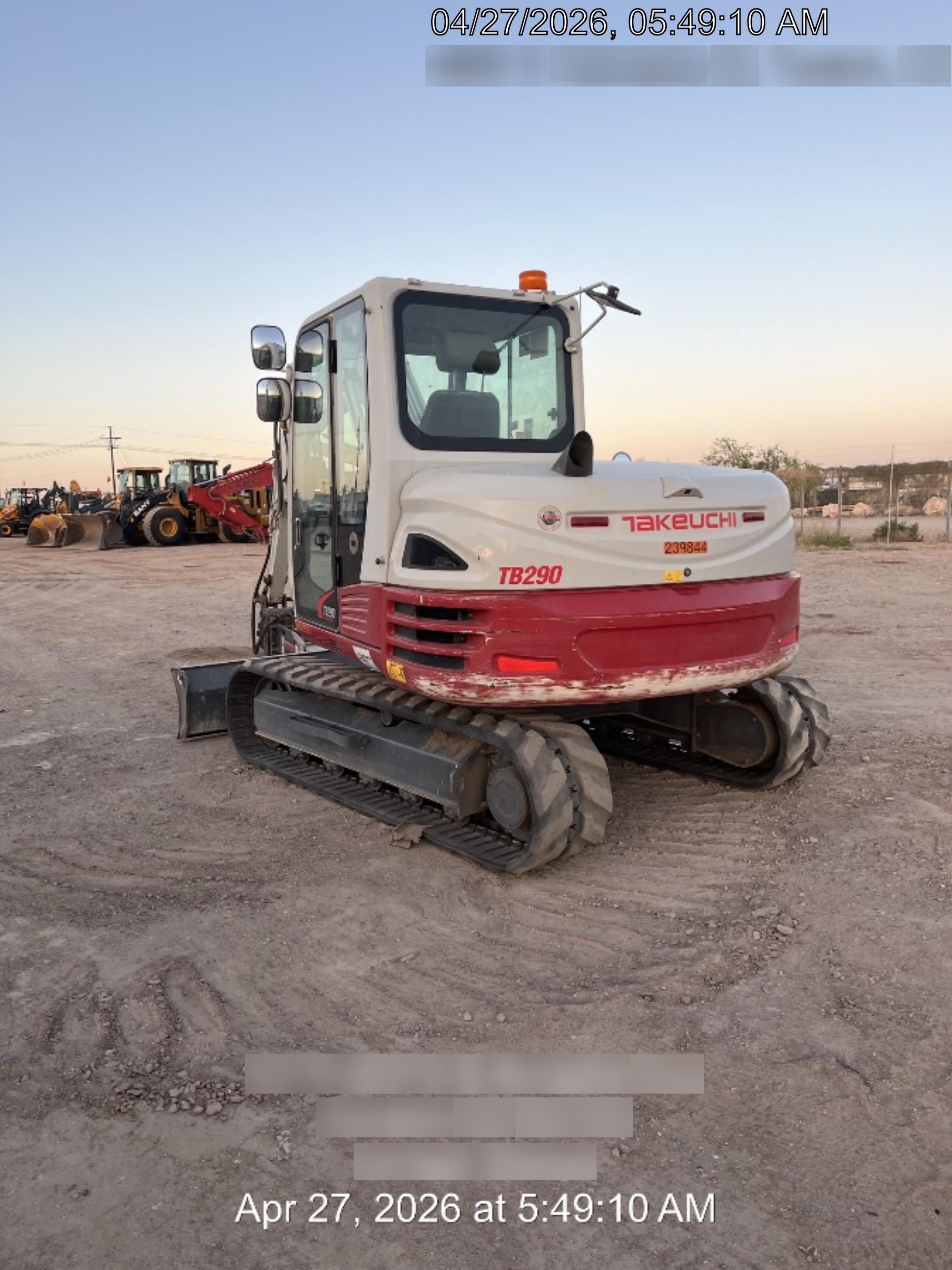 2022 TAKEUCHI TB290-CR