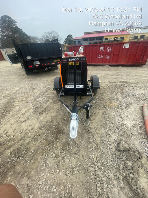 2022 Lincoln Electric LE400 Kubota V1505, Trlr, Cable Rack, Light Kit, ES Decals, T3