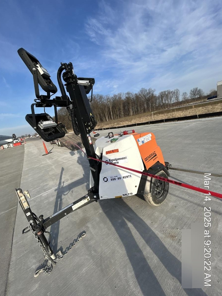 2024 Generac MLT2 Diesel, Flex Switch 120V Input, Powerzone Controller, 
(4) 320W LED Lights, 4kW Generator, 39.9 Gal Fuel Tank, 2" Ball, T3