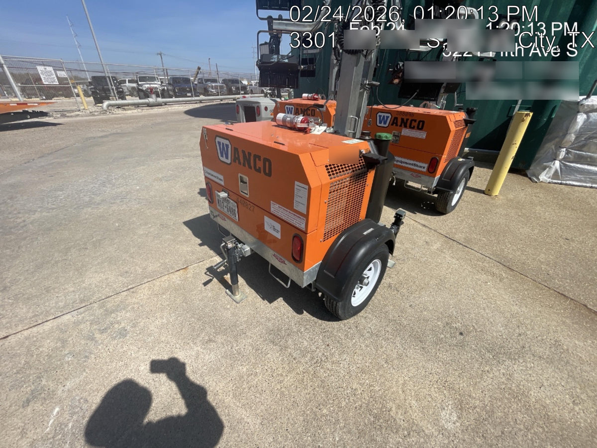 2024 Wanco WLTT-4MM4K Diesel, Deep Sea Controller, Shore Power Plug, Auto Start, (4) 350W LED Floodlights, 4kW Generator, 60 Gal Fuel Tank, 2" Ball, T3