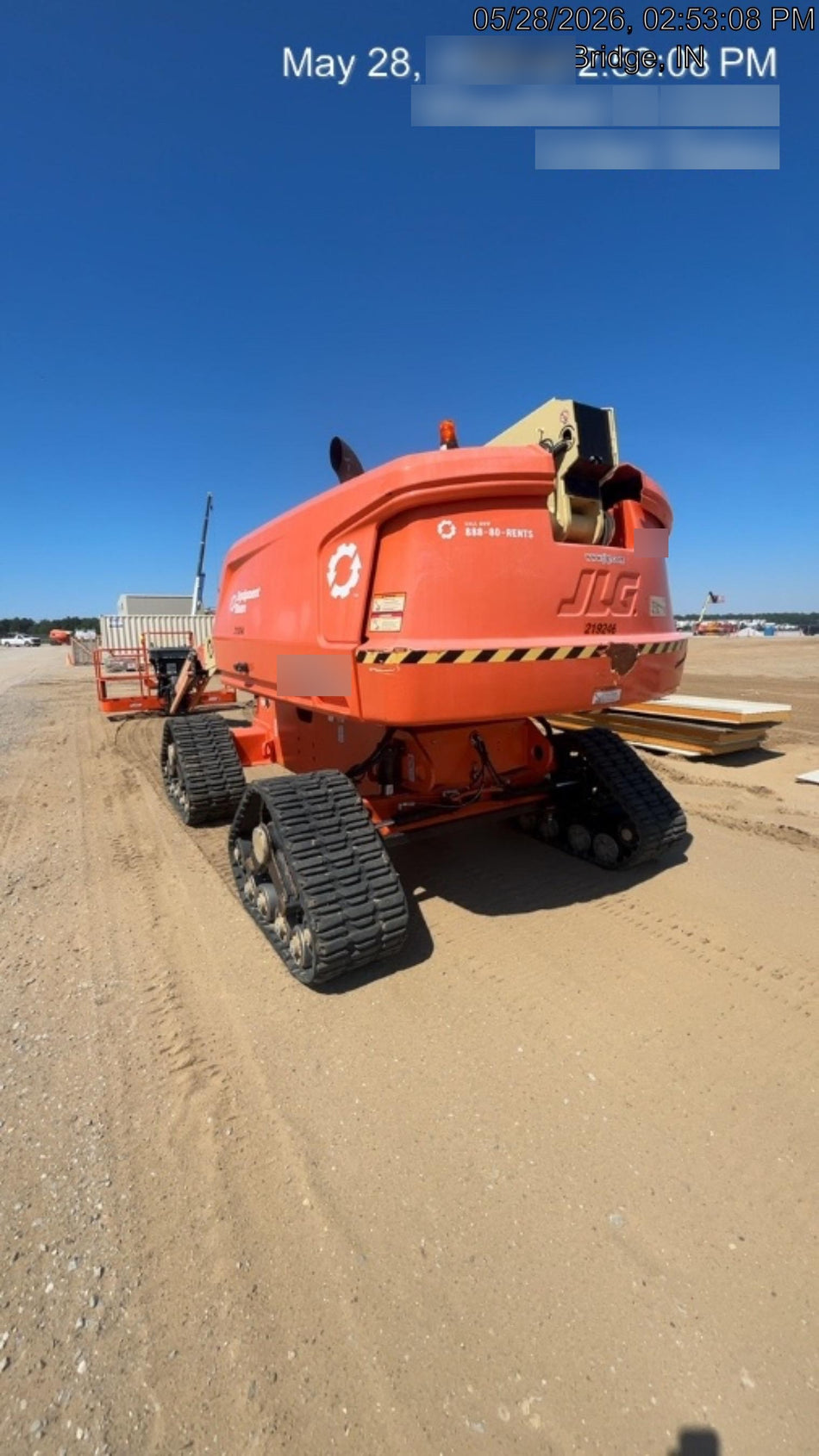2022 JLG 660SJ Quad Track
