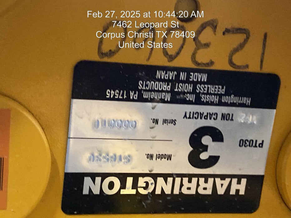 2020 HARRINGTON PT030