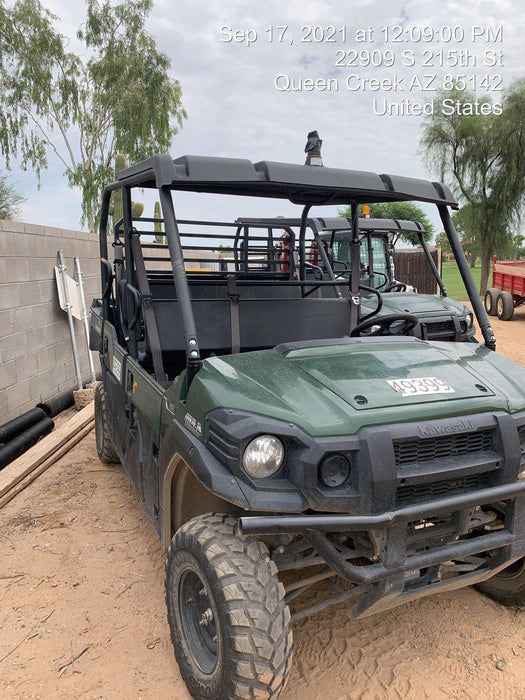 2019 Kawasaki Mule PRO-DXT Standard Options, Backup Alarm, Beacon, Plastic Hard Top, Poly Windshield, Horn Kit