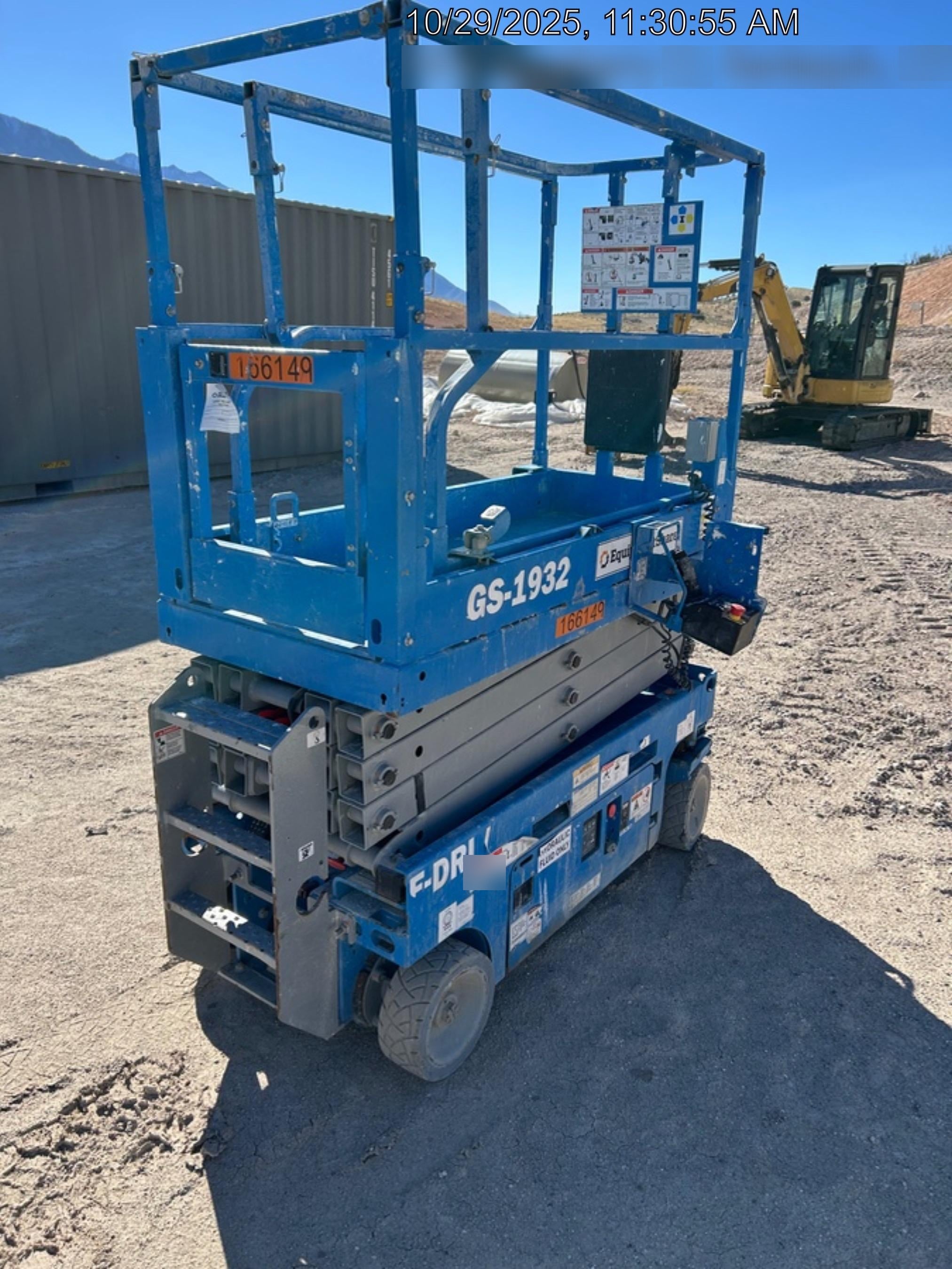 2021 Genie GS-1932 Electric Drive, Sld NM Tires, DBcns, EST