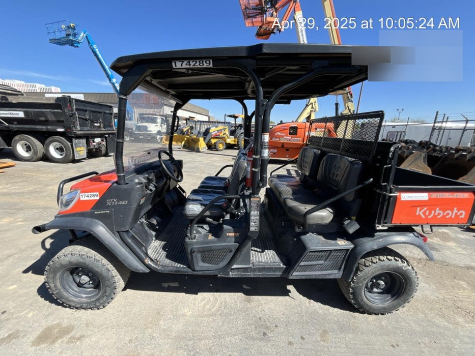 2021 Kubota RTV-X1140W-H Plastic Canopy, Windshield Acrylic Clear, LED Strobe Light, Wire Harness Kit, Back up Alarm