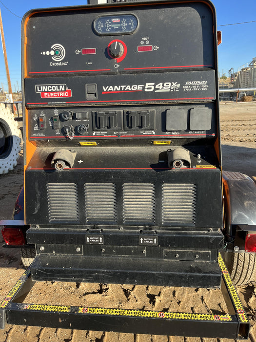 2021 Lincoln Electric Vantage 549X Ready Pak 3, ORANGE (includes trailer, cable rack, fender light kit)