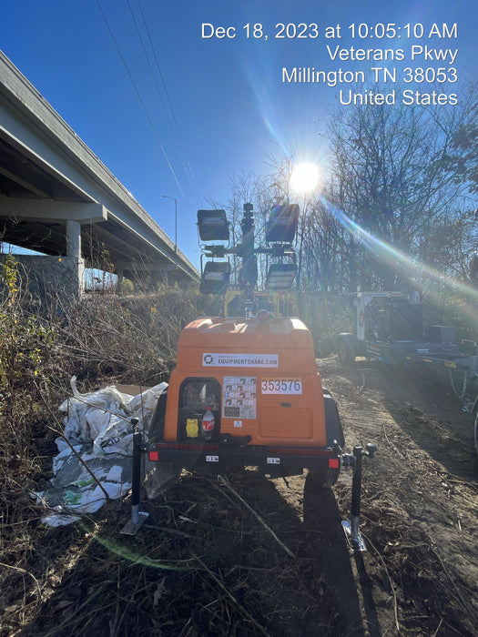 2023 Generac MLT2 Diesel, Flex Switch 120V Input, Powerzone Controller, (4) 320W LED Lights, 4kW Generator, 39.9 Gal Fuel Tank, 2" Ball, T3