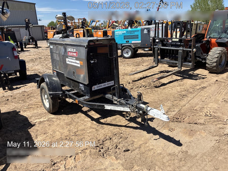 2019 Lincoln Electric Vantage 322 Ready-Pak 3, Two Wheel Trailer, Fender and Light Kit, Cable Rack