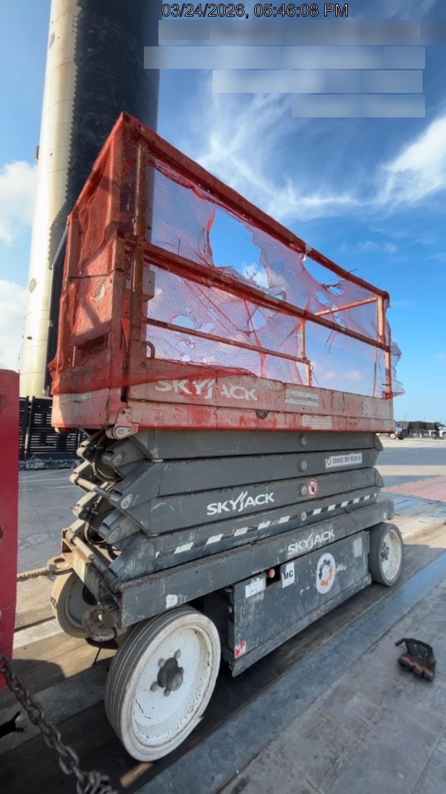 2016 Skyjack SJIII-3226 Standard Options