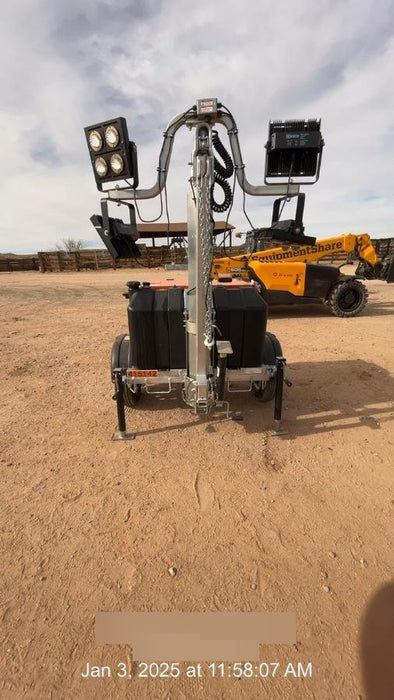 2024 Wanco WLTT-4MM4K Diesel, Deep Sea Controller, Shore Power Plug, Auto Start, (4) 350W LED Floodlights, 4kW Generator, 60 Gal Fuel Tank, 2" Ball, T3