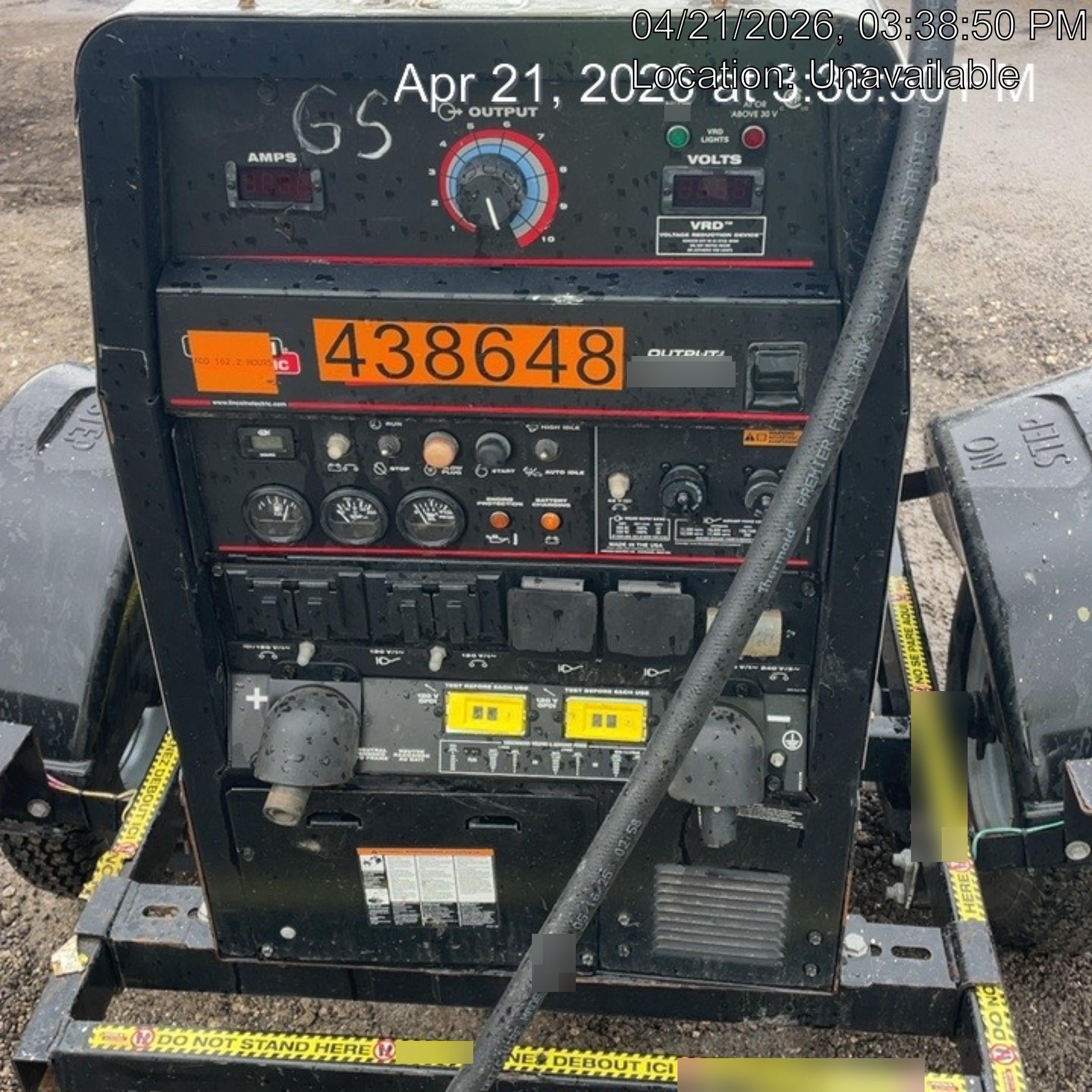 2024 Lincoln Electric LE400 Kubota V1505, Trlr, Cable Rack, Light Kit, ES Decals, T3
