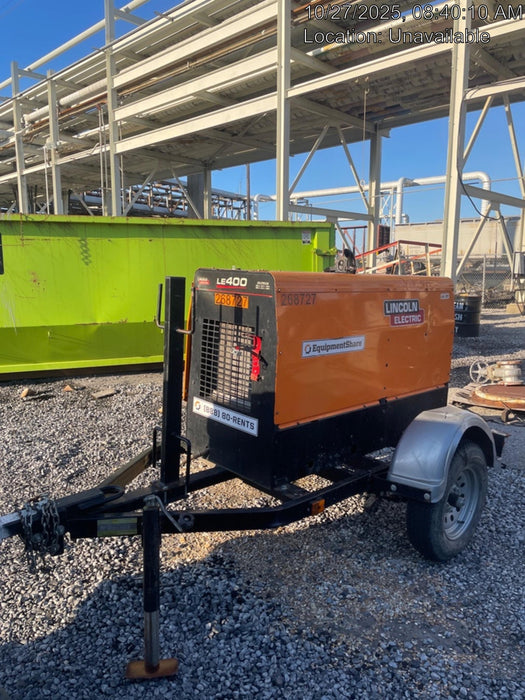 2022 Lincoln Electric LE400 Kubota V1505, Trlr, Cable Rack, Light Kit, ES Decals, T3