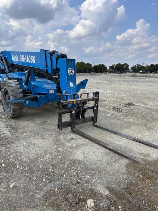 2018 Genie GTH-1056 Genie GTH-1056 w/Open ROPS, FF Tires, Work Light/Beacon, 60" Carriage and Forks