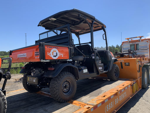 2021 Kubota RTV-X1140W-H Plastic Canopy, Windshield Acrylic Clear, LED Strobe Light, Wire Harness Kit, Back up Alarm