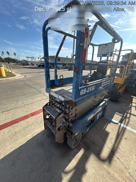 2018 Genie GS-1930 Genie GS-1930 Scissor Lift w/Standard Options