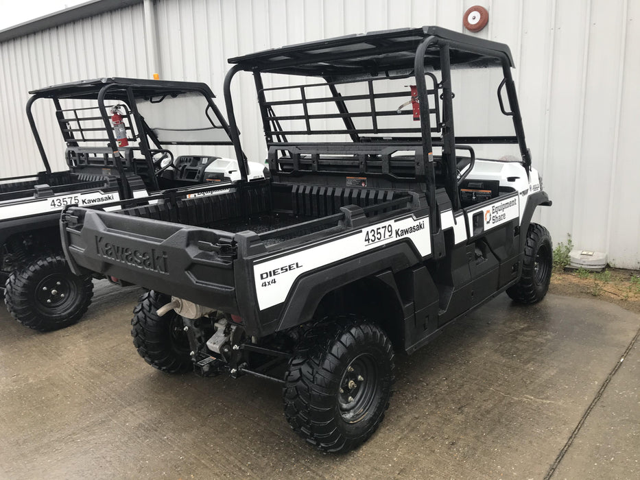 2019 Kawasaki MULE PRO-DX, 2-3 Seat Standard Options, Backup Alarm, Beacon, Plastic Hard Top, Poly Windshield, Horn Kit