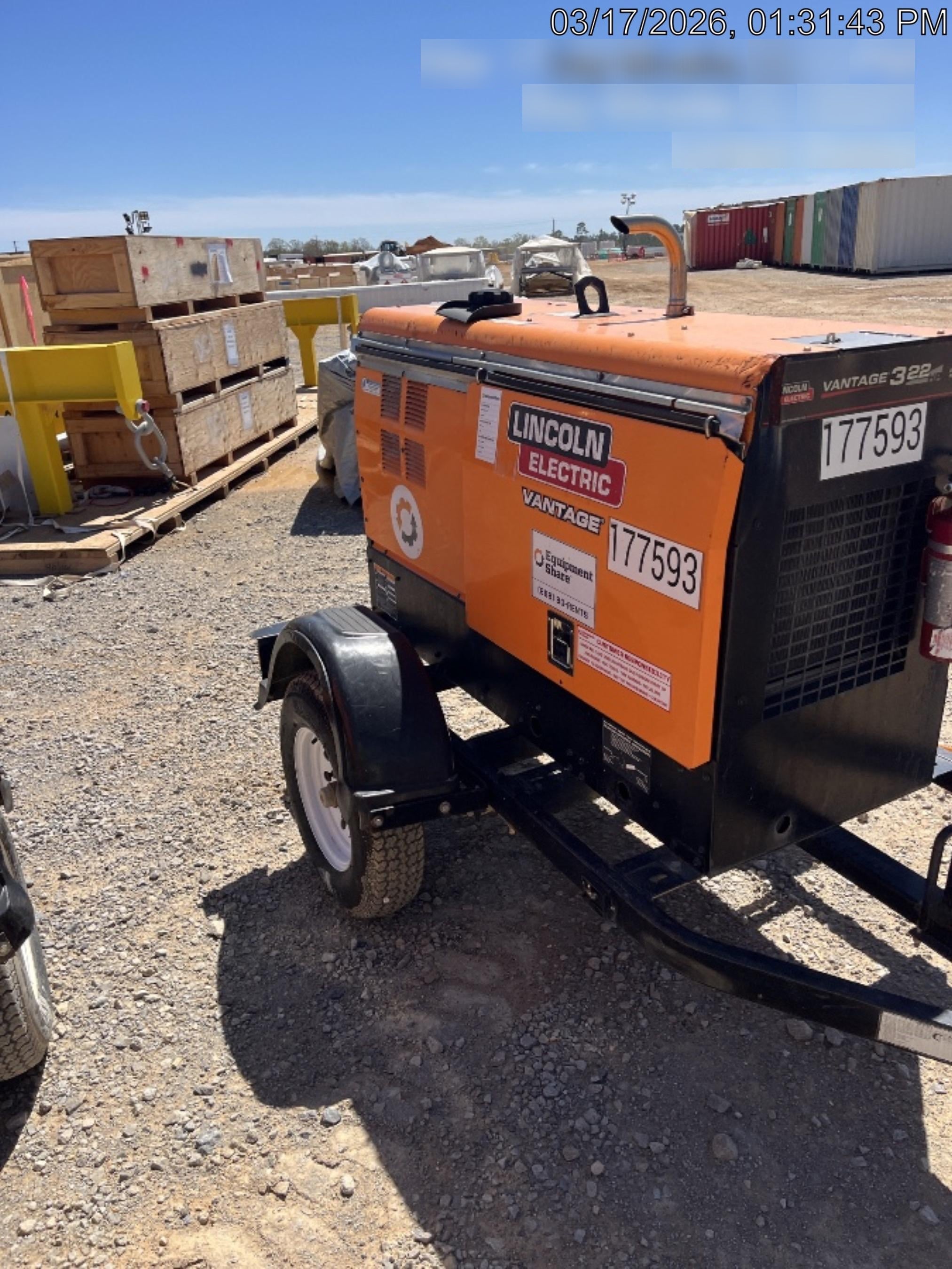 2021 Lincoln Electric Vantage 322 VANTAGE 322 READY-PAK 3