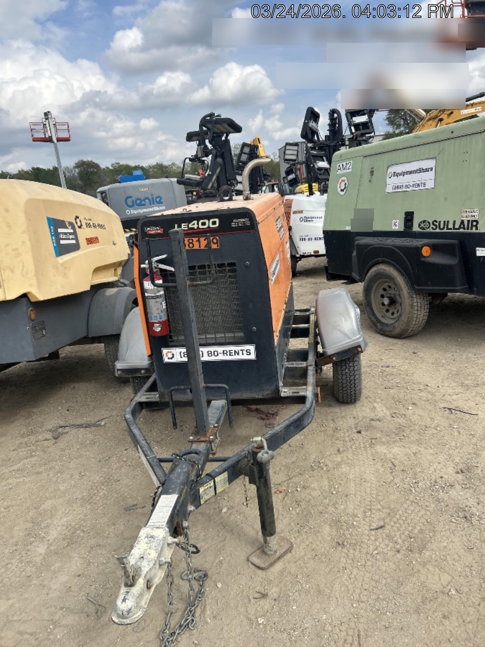 2022 Lincoln Electric LE400 Kubota V1505, Trlr, Cable Rack, Light Kit, ES Decals, T3