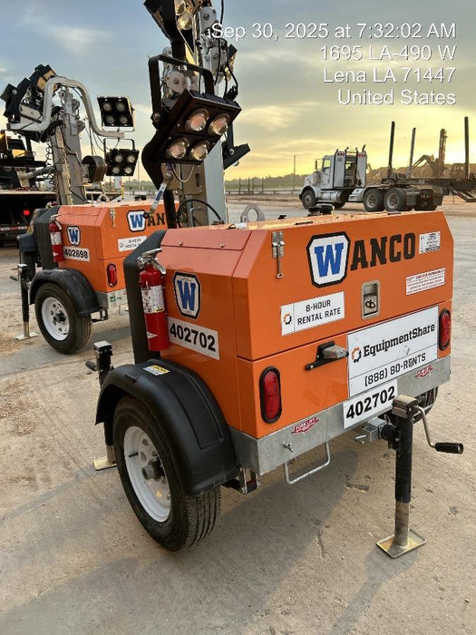 2024 Wanco WLTT-4MM4K Diesel, Deep Sea Controller, Shore Power Plug, Auto Start, (4) 350W LED Floodlights, 4kW Generator, 60 Gal Fuel Tank, 2" Ball, T3