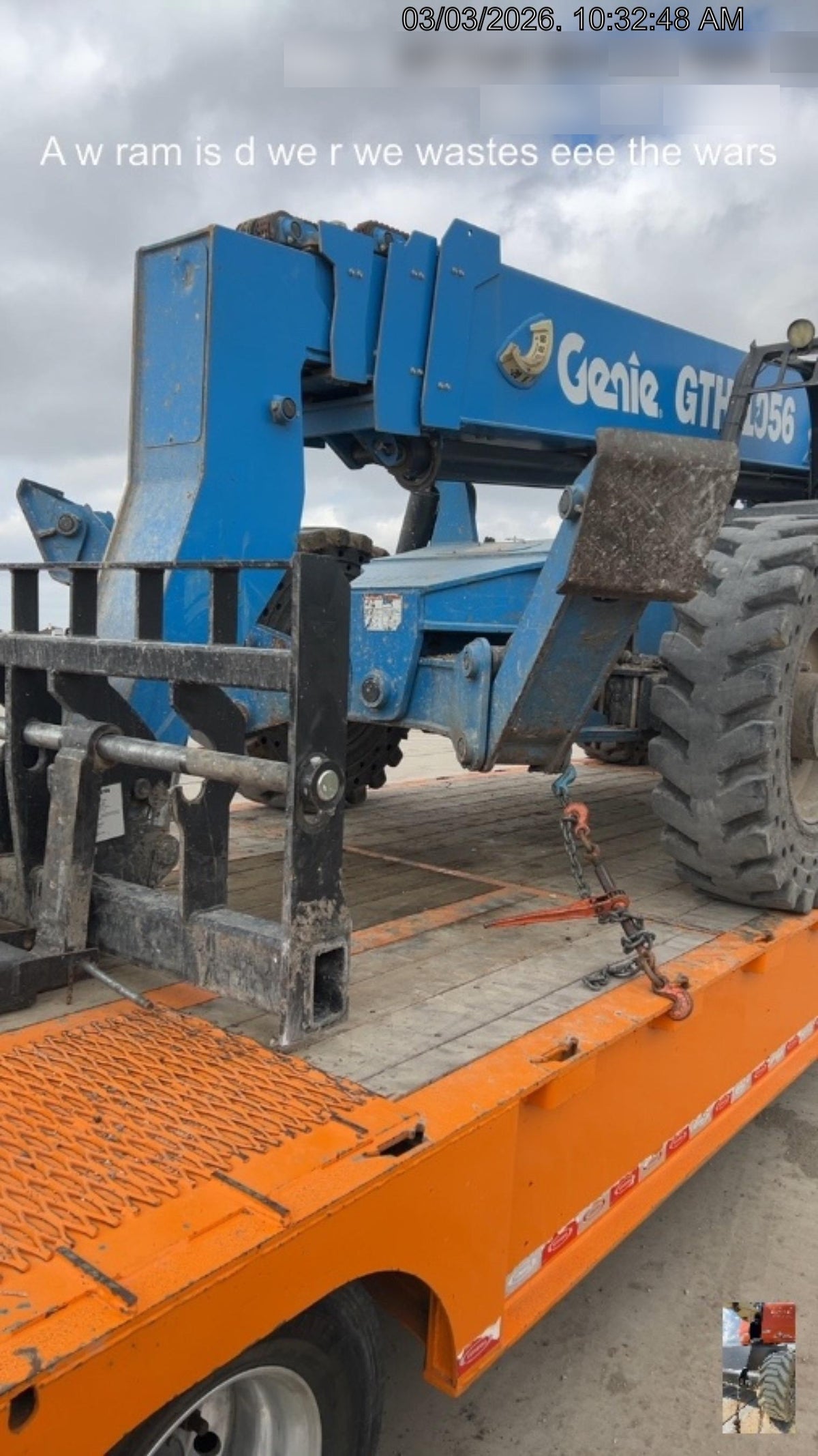 2018 Genie GTH-1056 GTH-1056 w/Open ROPS, FF Tires, Beacon, 48" carriage/forks